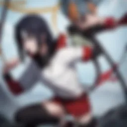 An engaging scene from Naruto showcasing iconic characters