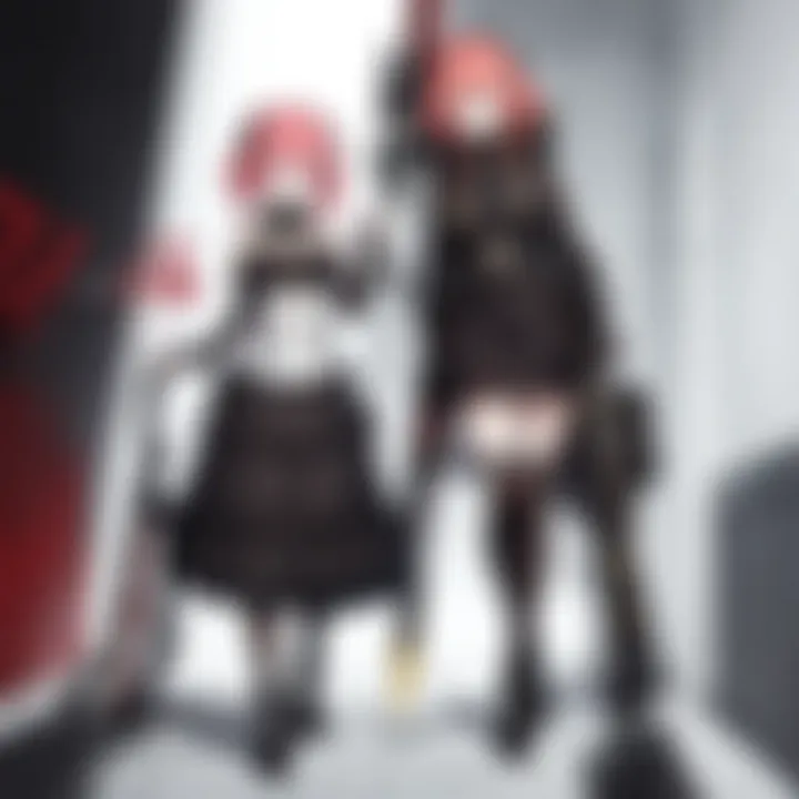 An illustration representing various streaming platforms featuring Seraph of the End.