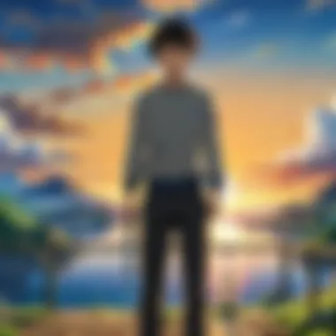 Pivotal Emotional Scene with Key Characters Key characters from 'Your Name' in a pivotal emotional scene