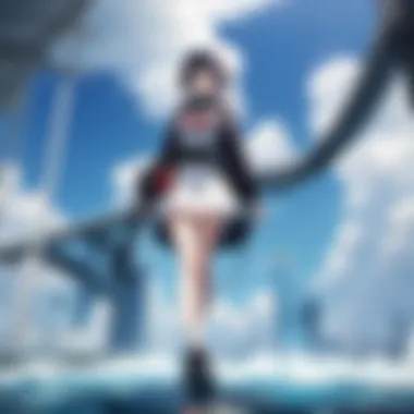 Symbolic Themes of Time and Connection A symbolic representation of the themes of time and connection in 'Your Name'