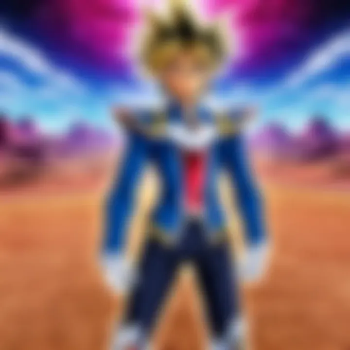 Futuristic setting of the VRAINS universe