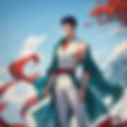 Yu Yu Hakusho protagonist Yusuke Urameshi in action